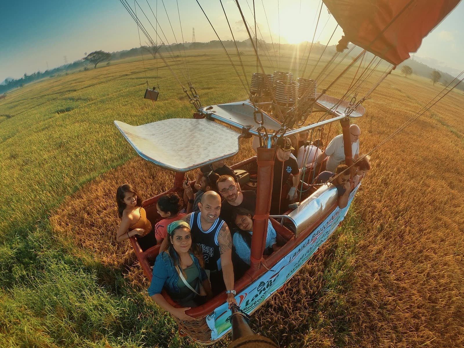 Hot Air Ballooning over Dambulla